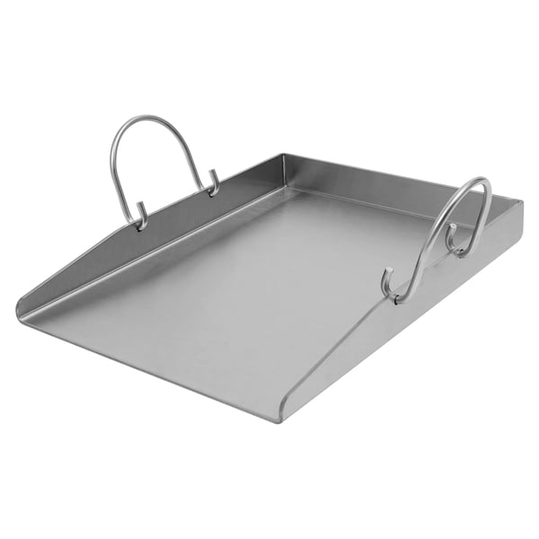 Grillilevy - BBQ Paistolevy - Ruostumaton Teräs 4 mm - Irrotettavat Kahvat - 2 Grillilastaa - Kaasu- ja Hiiligrilliin - Taivaansininen