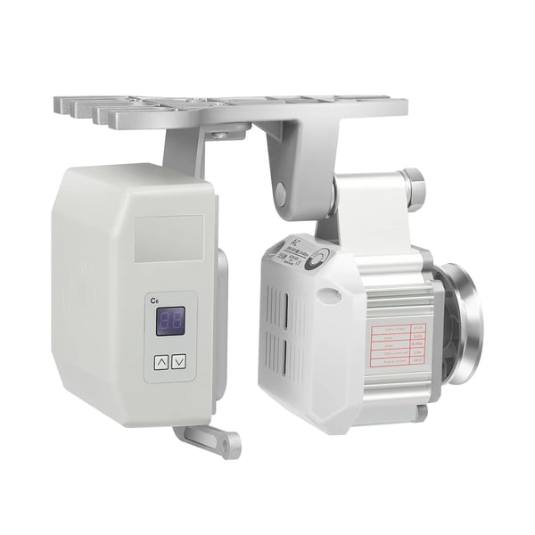 Symaskinsmotor - Borstlös industrimotor - 550 W - 220 V - 200–4500 rpm - Energisnål - Kopparlindning - Vit