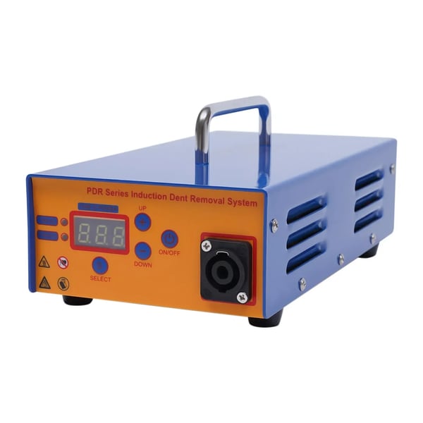 Induktionsvarmer - PDR bulefjernelse til bil - 220 V - 1,38 kW - 150 kHz - EU-stik - Alu-hus - Blå