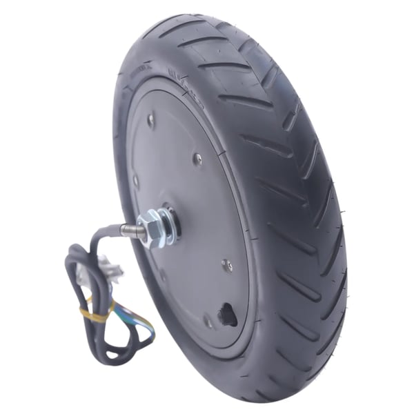 Børsteløs motor 36V 350W - Hjulmotor til scooter & elcykel - IP54 beskyttelse - Maks belastning 100 kg - Støjsvag drift - Sort