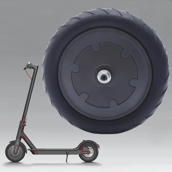 Børsteløs motor 36V 350W - Hjulmotor til scooter & elcykel - IP54 beskyttelse - Maks belastning 100 kg - Støjsvag drift - Sort