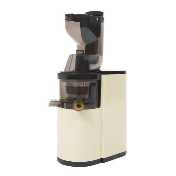 Frugt- og grøntsagsjuicer - Elektrisk - 800 W - op til 500 ml - 2 kopper - EU-stik 220–240 V - Beige