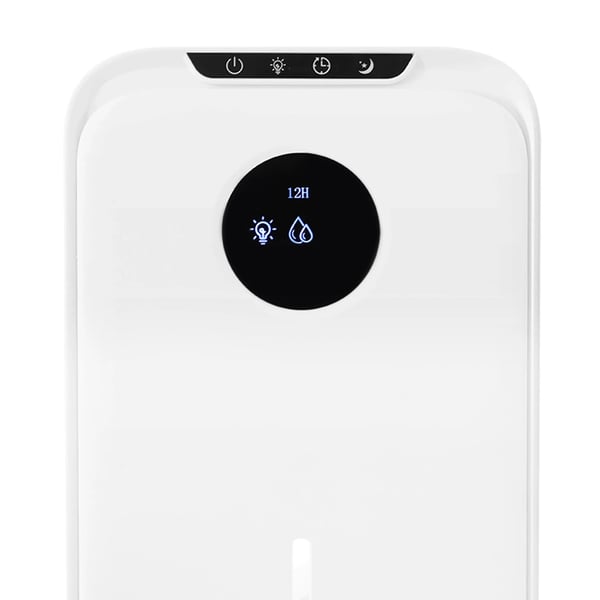 Affugter - Elektrisk - 2,5 l - 15–25 m² - 40 W - 100–240 V - 7-farvet LED-lys - EU-stik - Hvid