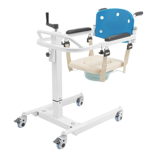 Patientlyft - Transferstol - Hydraulisk - Bärkapacitet 120 kg - För äldre och vård - Flerfärgad