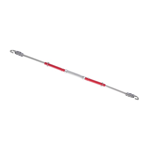 Hinaustanko 3 t - Irrotettava vetotanko - Teräsputki Ø 3,3 cm - Pituus 1,85 m - Heijastavat raidat - Autoille, pakettiautoille, kuorma-autoille