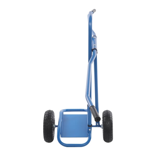 Pladevogn - Transportvogn - 220 kg Bæreevne - Platform 120×85 cm - Til gips- & glasplader - Blå