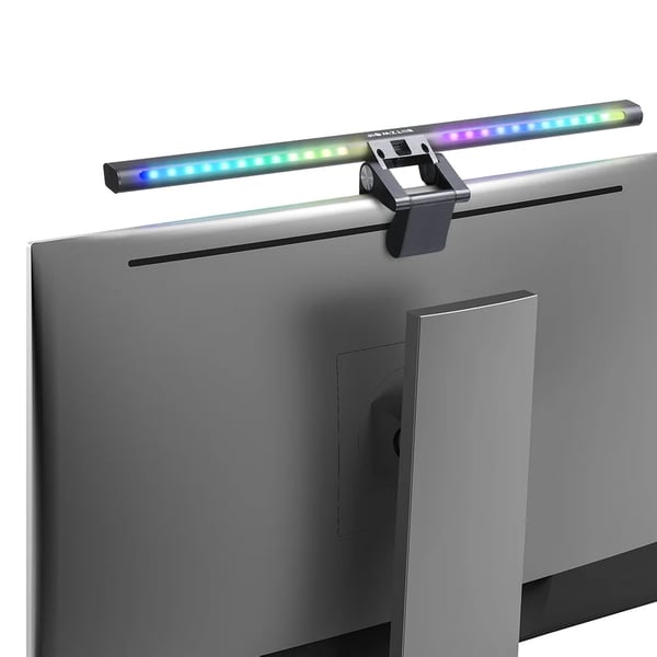 RGB Näytön Valopalkki - BW-CML6 - Langaton Kaukosäädin - Äänireaktiivinen - Portaaton Himmennys - Paristokäyttöinen - ≤60 lm