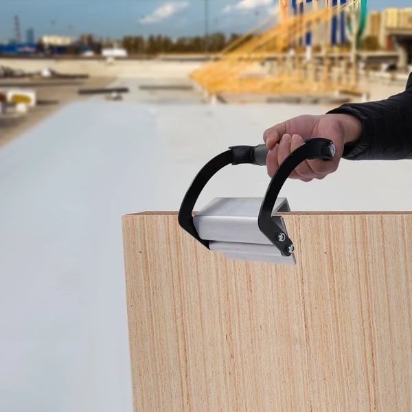 Panelbærer - Håndværktøj - Robust konstruktion - Max belastning 50 kg - Til plader, krydsfiner, gips - CE-certificeret