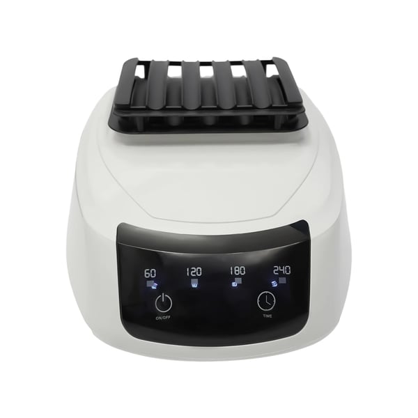 Elektrisk tøjtørrer - Bærbart tørreskab - Touchskærm - 1200–1500 W - PTC-opvarmning - Timer 0–240 min - Bæreevne 30 kg - IPX1 - Blå
