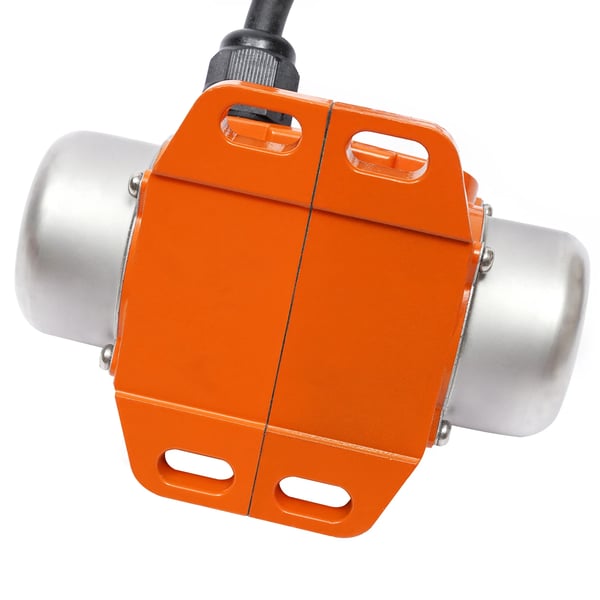 Elektrisk vibrationsmotor - Betonvibrator drivmotor - 220 V 1-faset - 30 W - Industriel til metalbearbejdning - Orange