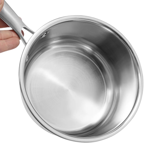 Dampergryde i rustfrit stål - 2-lags steamer - 2 l kapacitet - 304 rustfrit stål, hærdet glaslåg - Til induktion - 3–4 personer - Sølv