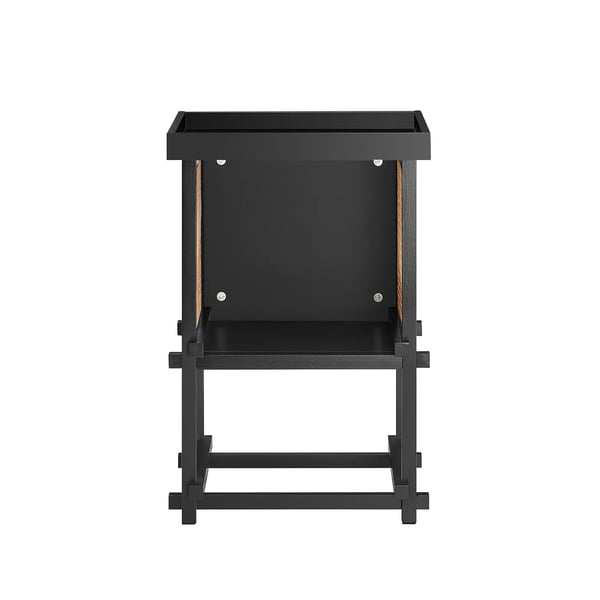 Sengebord Natbord - HFBT03 - Moderne marokkansk stil - Tappede samlinger - 40×60×40 cm - Sort