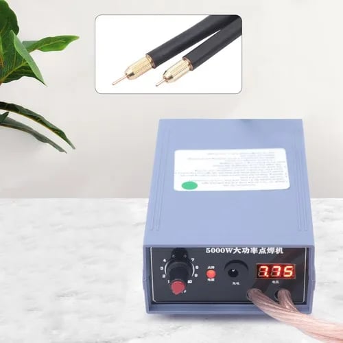 Batteripunktsvets - Mini svetspenna - 5000 W - 220 V - För 18650 celler - Justerbar energi