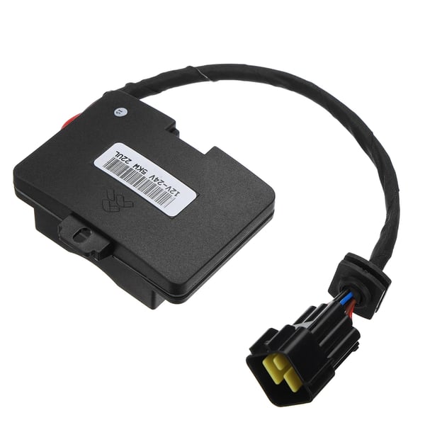 Diesel luftvarmer - Kontrolprint - 12V/24V - Stemmefunktion - Bil & lastbil - CE - Sort