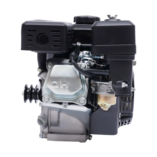 Benzinmotor - 4-takts enkeltcylindret 210 cm³ - 7,5 hk - 3600 o/min - El- og håndstart - Til gokart - Sort