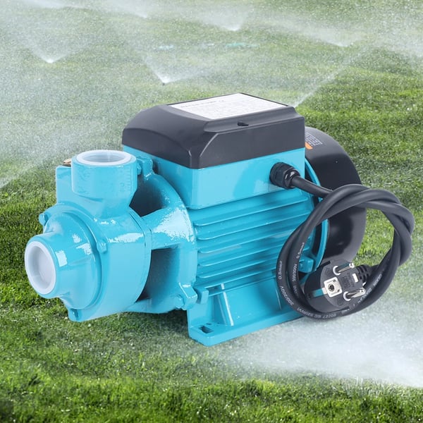 Vandpumpe - Trykforøgerpumpe - 370 W (0,5 hk) - 2850 rpm - Maks. flow 2 m³/t - Løftehøjde 38 m - Maks. tryk 10 bar - IP44 - Blå