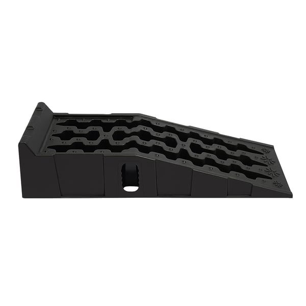Bilramper - Service-ramper - 1 Par - 7257 kg Kapacitet - Skridsikker - Løfter 17 cm - Bredde 24,5 cm - PP-plast