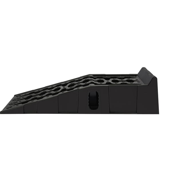 Bilramper - Service-ramper - 1 Par - 7257 kg Kapacitet - Skridsikker - Løfter 17 cm - Bredde 24,5 cm - PP-plast