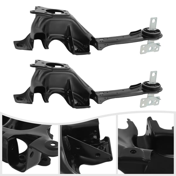 Bageste bærearme - Nedre bærearmsæt - Til Ford S-Max WA6 - 2 stk - Jern - 13,9 kg - Sort