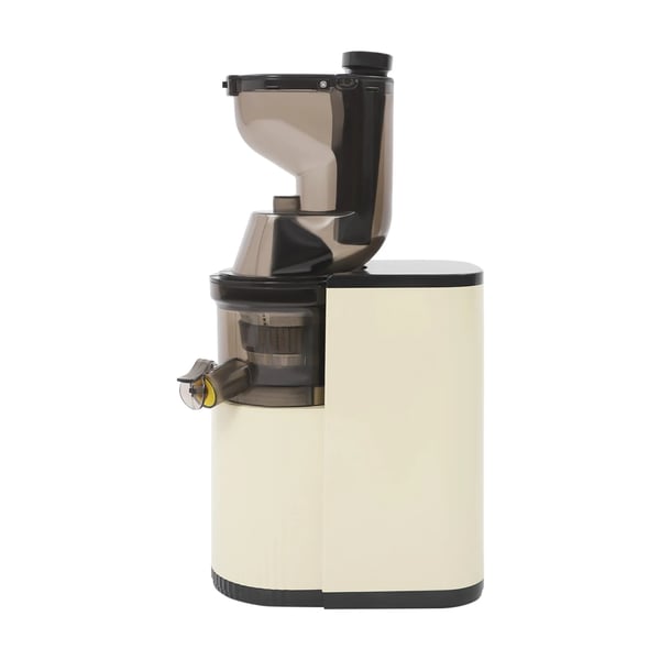 Slow Juicer YZJ02 - Koldpresset Saftpresser - 800W 220V EU-stik - 48 omdr./min - 500 ml - Frugtkødsseparation - Beige