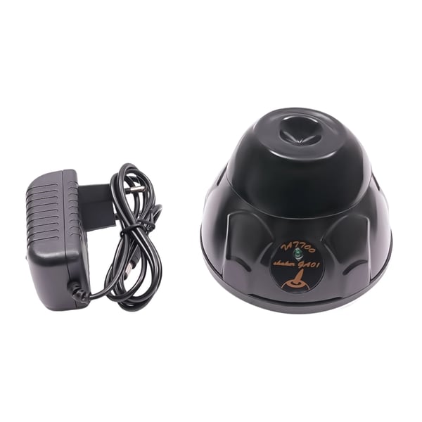 Tatueringsbläck & nagellack blandare - Mini vortexskakare - 5200 rpm - 4,5 mm omlopp - Halkfri bas - EU-kontakt 100–240 V - Svart