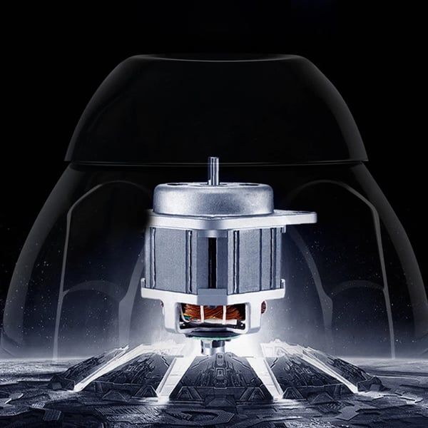 Tatueringsbläck & nagellack blandare - Mini vortexskakare - 5200 rpm - 4,5 mm omlopp - Halkfri bas - EU-kontakt 100–240 V - Svart