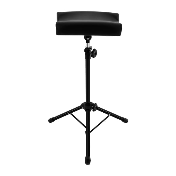 Tatovering arm- og benstøtte - Justerbart trebenet stativ - Højde 70–100 cm - 360° roterbart - Maks 150 kg - PU, skum, jern - Sort