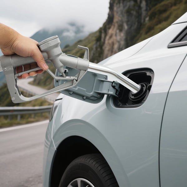 Diesel overføringspumpe - Selvansugende pumpesæt - Flow 45 l/min - Effekt 200 W - Universel Til Dieselkøretøjer - Blåt Lys - Sort