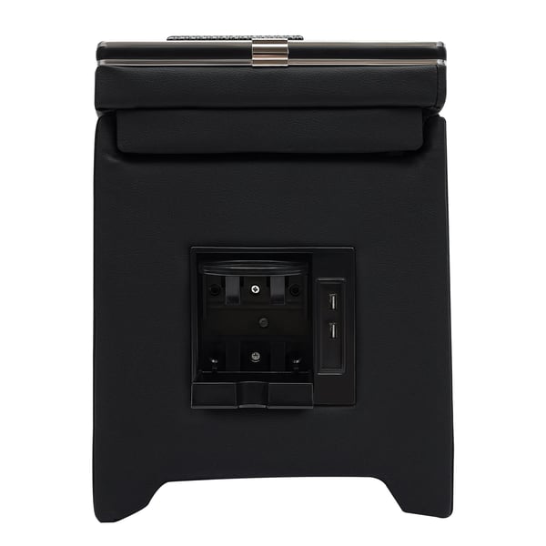 Armlænskonsol - Til W639 - LED-lys - Stik 12–24 V 120–250 W - Direkte udskiftning - Træ & PU - Mål 54×20×40 cm - Sort