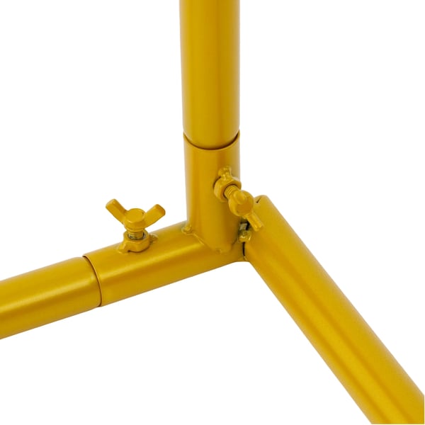 Blomsterstativ til bryllup - Metal gulv-/vasestativ - 50×50×180 cm - Str. L - Høj søjle - Guld