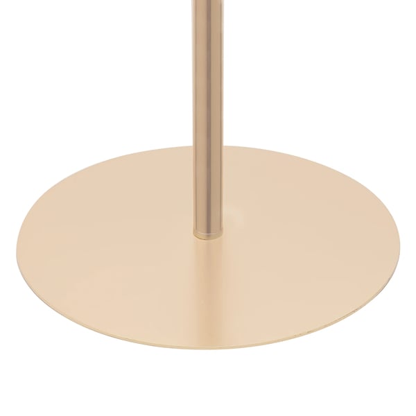 Krystal blomsterstativ - 3-niveau rund lysekrone-piedestal - Bryllup & fest midterstykke - Akryl, K5-krystal, jern - Gulv/bord - Guld