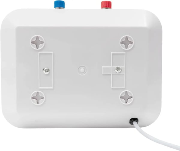 Vandvarmer til køkken - Under vask 6 l elbeholder - 1500 W - 220 V AC - 0–65 °C - Hvid
