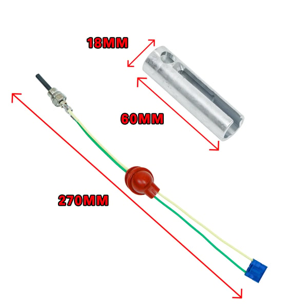 Glødestift til dieselvarmer - 12 V Keramisk - Inkl. Stiftnøgle - Reservedel - Til Parkerings-/Luftvarmer