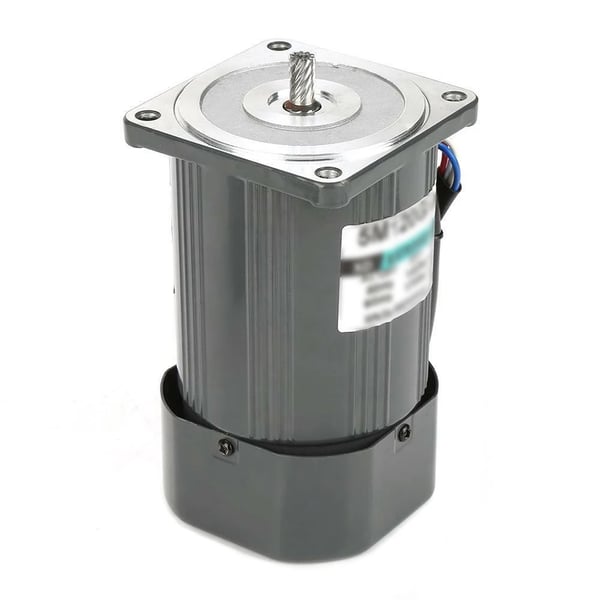 Vaihdemoottori nopeudensäätimellä - 120 W - AC 220 V - Välityssuhde 5K - Akselin halkaisija 1,2 cm - Vääntömomentti 3,5 N·m - Musta