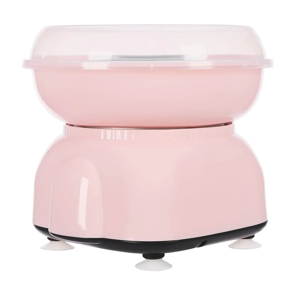 Candyfloss maskine Sæt - Bordmodel - 500 W - 1850 omdr./min - EU‑stik 220 V - Måleske + 10 bambuspinde - ABS - Pink
