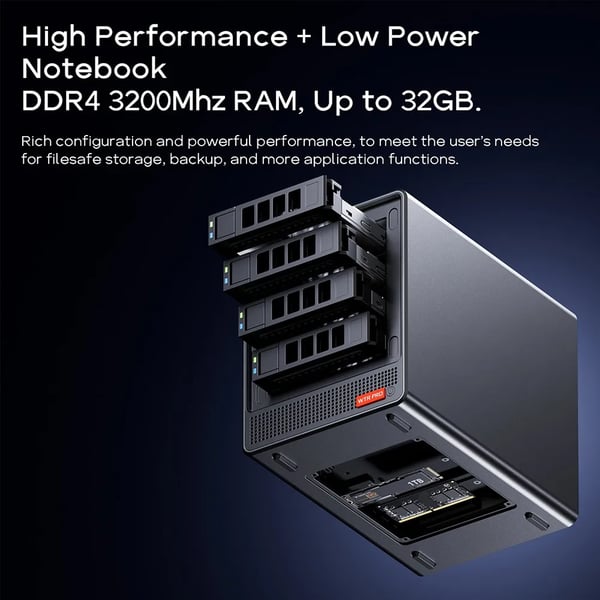 WTR Pro - Mini PC / minitietokone - Ryzen 7 5825U - RAM 8 GB - Tallennus 64 GB - Wi‑Fi 6 - Bluetooth 5.2 - LAN 2,5 Gbps - Musta