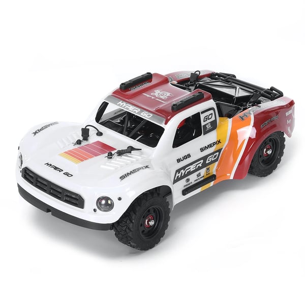 RC-auto 1:14 - Short Course Truck - Harjaton 4400KV - Gyroskooppi - 47 km/h - 2S 3000 mAh LiPo - 120 m kantama - 1 akku - Musta