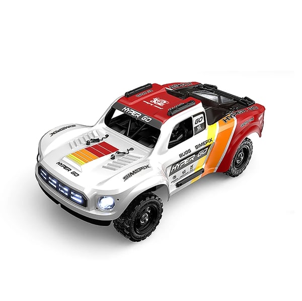 RC Short Course -auto - 14211 1:14 - Harjaton 4400KV Gyrolla - 47 km/h - 2× 2S 3000 mAh LiPo (2 akkua) - 120 m - Punainen