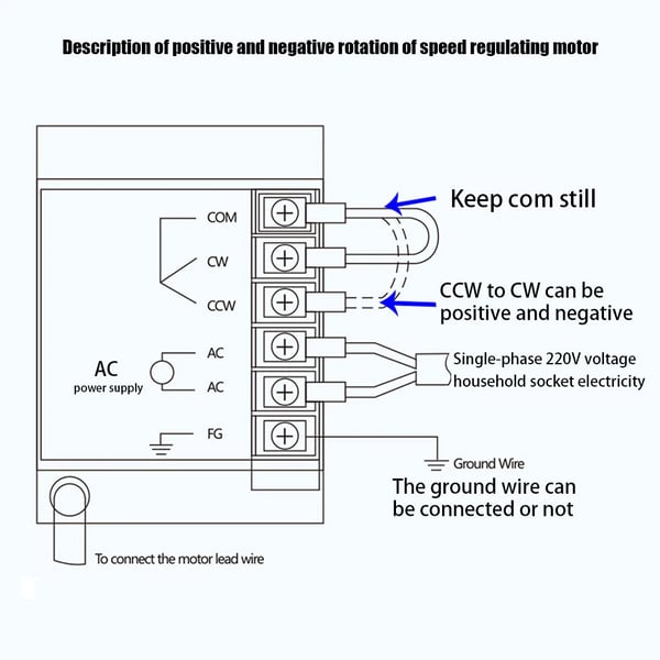 Gearmotor (reduktionsmotor) - Med hastighedsregulator - Industrielt brug - Høj ydeevne - Justerbar styring - Robust design - Grå