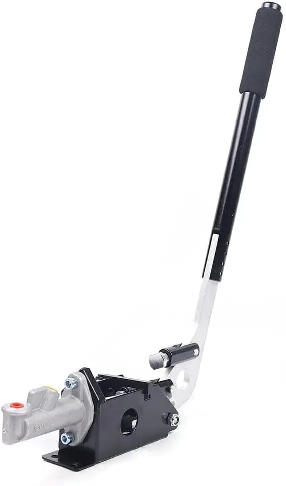 Hydraulisk Håndbremse - Drifting/Rally - Aluminiumslegering - Vandret/Lodret Justerbar - Gevind M8/M13 - Sølv