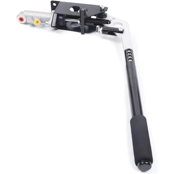 Hydraulisk Håndbremse - Drifting/Rally - Aluminiumslegering - Vandret/Lodret Justerbar - Gevind M8/M13 - Sølv