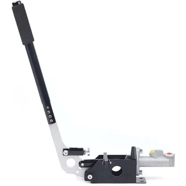 Hydraulisk Håndbremse - Drifting/Rally - Aluminiumslegering - Vandret/Lodret Justerbar - Gevind M8/M13 - Sølv