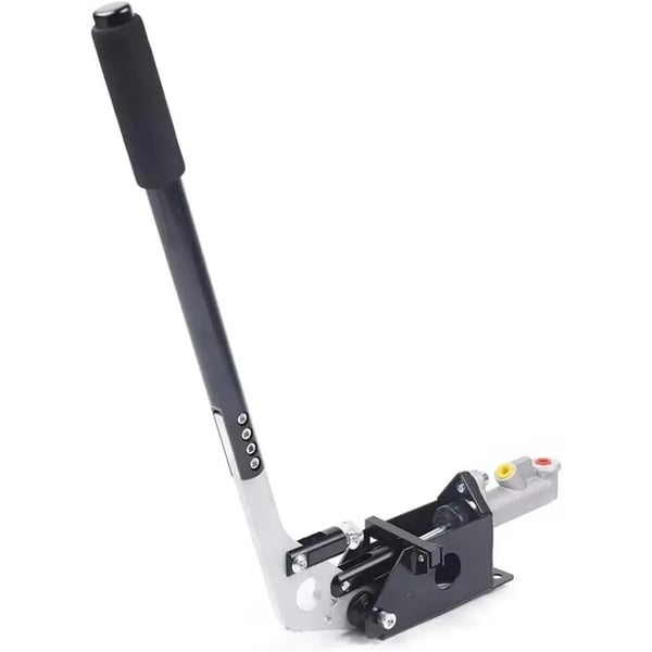 Hydraulisk Håndbremse - Drifting/Rally - Aluminiumslegering - Vandret/Lodret Justerbar - Gevind M8/M13 - Sølv