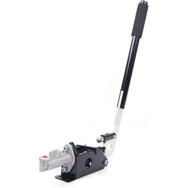 Hydraulisk Håndbremse - Drifting/Rally - Aluminiumslegering - Vandret/Lodret Justerbar - Gevind M8/M13 - Sølv