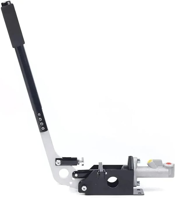 Hydraulisk Håndbremse - Drifting/Rally - Aluminiumslegering - Vandret/Lodret Justerbar - Gevind M8/M13 - Sølv