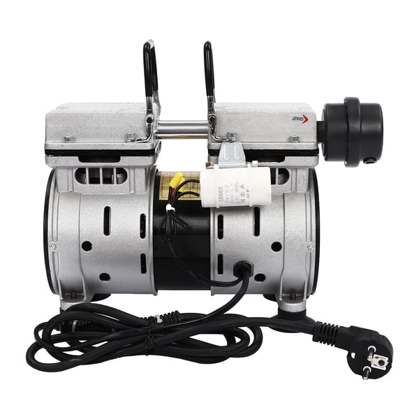 Tyhjiöpumppu alumiiniseoksinen - Sähkö 220V - 550W - 120 l/min - -93 kPa - G1/4 kierre - EU-pistoke