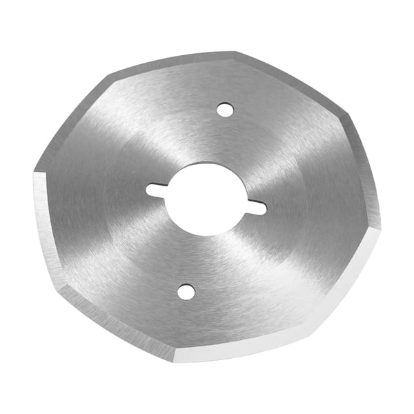 Elektrisk stofskærer - Roterende saks - Klinge 70 mm - Skæredybde 25 mm - Effekt 170 W - 220 V EU-stik - Ledning 1,8 m - Gul