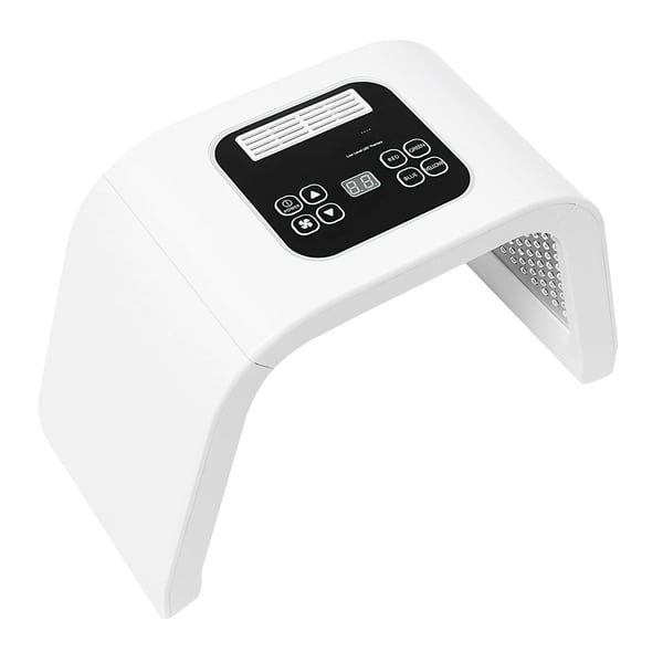 LED Ansiktsmask - PDT Ljusterapi - 7 Färger - Aknebehandling - Anti-rynkor & Anti-age - CE Certifierad - Elektrisk - Vit