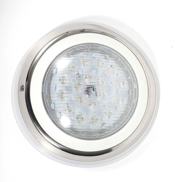 LED Uima-altaan Valo - Vedenalainen Lamppu - IP68 Vesitiivis - AC 12V - LED 3×18 W - Ruostumaton Teräs & PC - Valkoinen