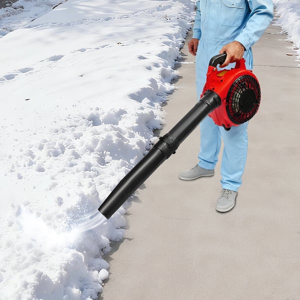 Løvblæser - Håndholdt benzindrevet - 25,4 cm³ motor - Bærbar - Uden batteri